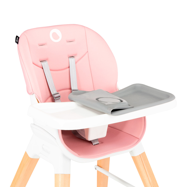 Товары по уходу - Стульчик для кормления Lionelo Mona 4 в 1 розовый (5902581659118)#6