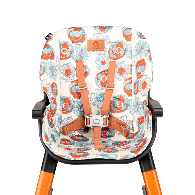 Товари для догляду - Стільчик для годування Lionelo Mona 4 в 1 з квітами (5902581659132)#6