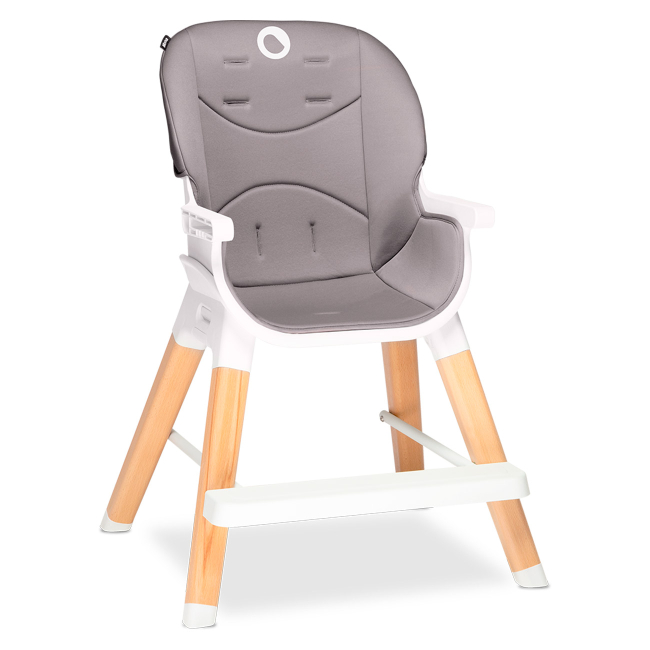 Товары по уходу - Стульчик для кормления Lionelo Mona 4 в 1 серый (5902581659125)#4