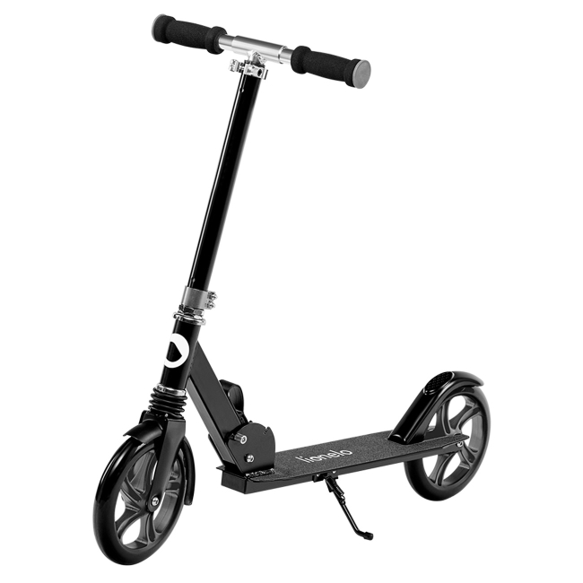 Самокаты - Самокат Lionelo Luca черно-графитовый (5903771702140)#2