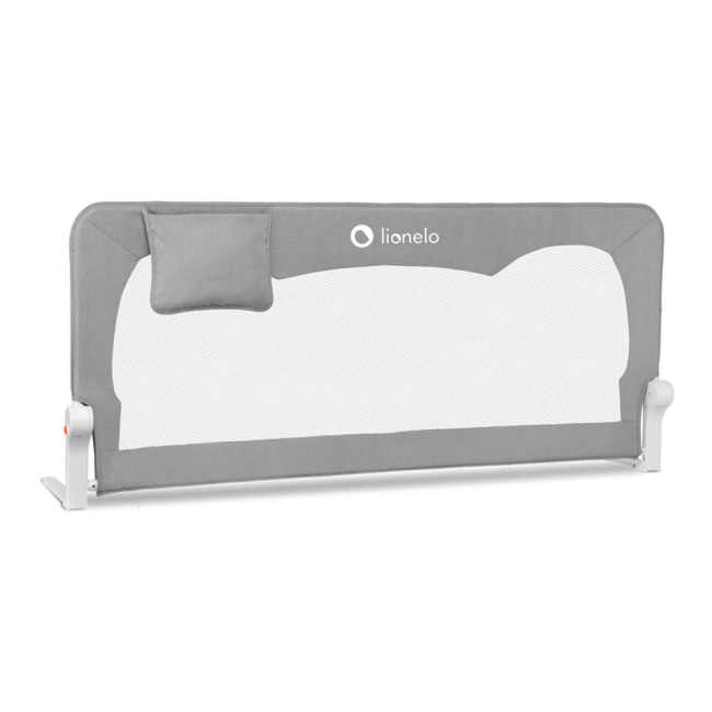 Манежи - Защитная барьерка для кровати Lionelo Hanna серая (5902581656049)#2