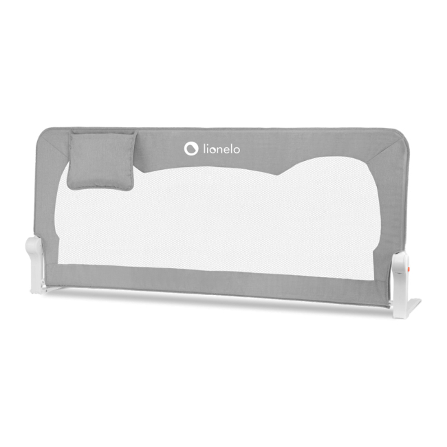 Манежи - Защитная барьерка для кровати Lionelo Hanna серая (5902581656049)#3