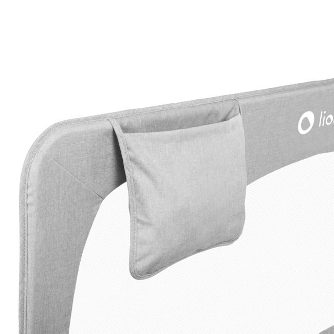 Манежи - Защитная барьерка для кровати Lionelo Hanna серая (5902581656049)#4