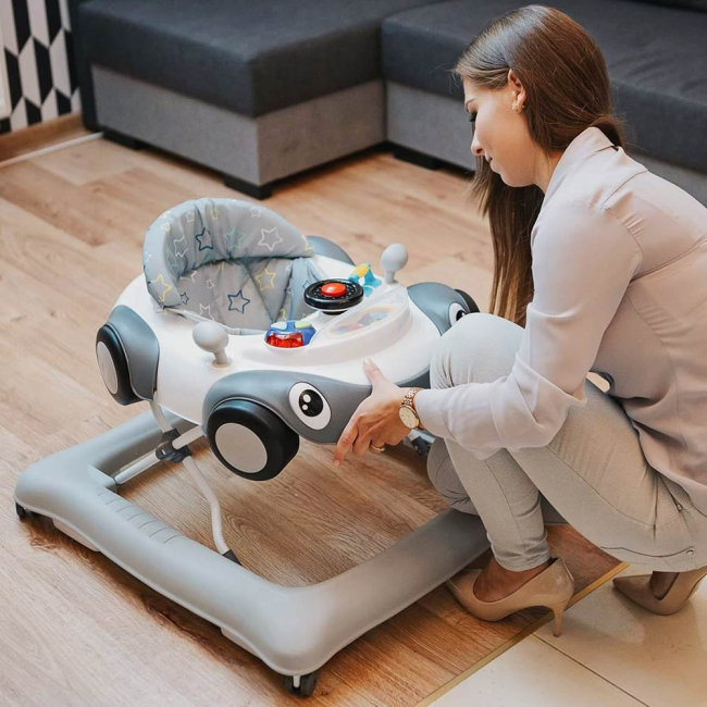 Ходунки - Ходунки 4Baby Машинка сіра (4CS02) (5901691956957)#5