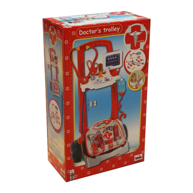 Наборы профессий - Игровой набор Klein Тележка врача (4300) (4009847043009)#3