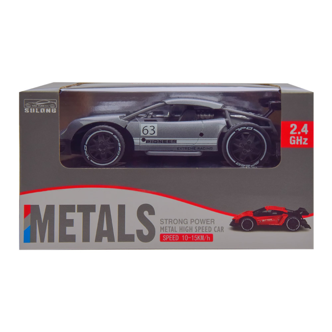 Радіокеровані моделі - Автомодель Sulong Toys Pioneer сіра на радіокеруванні 1:24 (SL-215A/2)#3