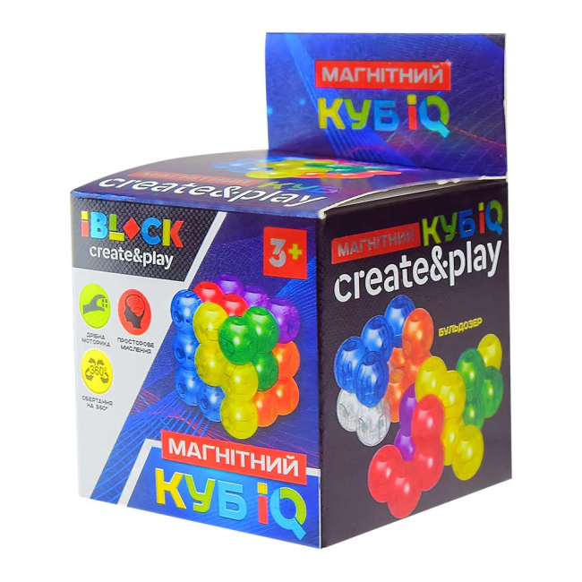 Головоломки - Головоломка IBLOCK Кубик магнітний (PL-920-55)#3