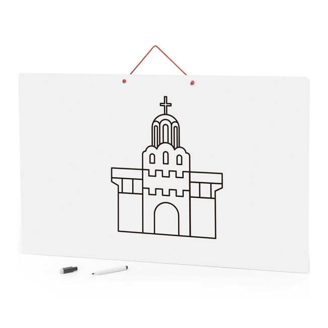 Пазли - Пазл магнітний Viga Toys Карта світу з маркерной дошкою  (44508)#2