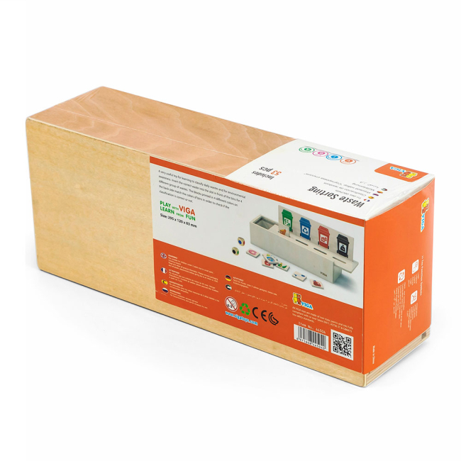 Развивающие игрушки - Игровой набор Viga Toys Сортировка мусора (44504)#2