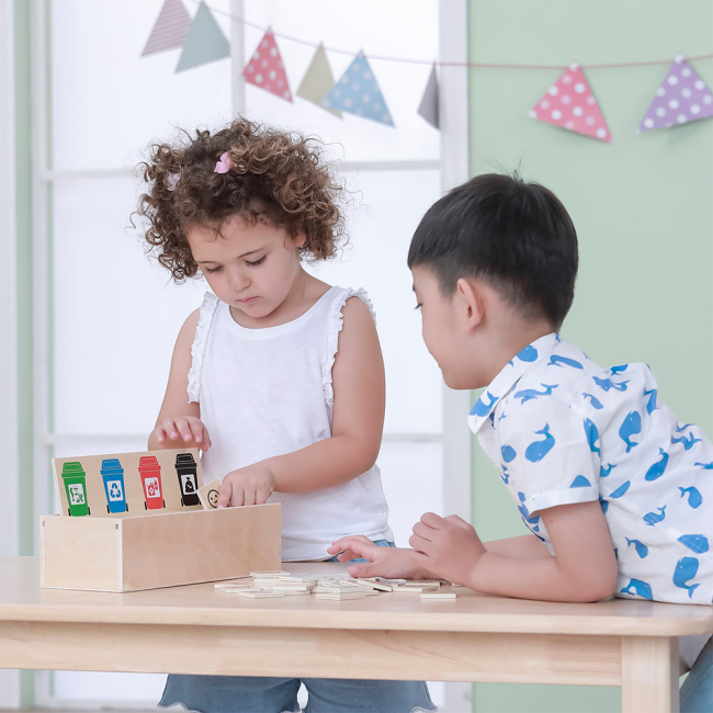 Развивающие игрушки - Игровой набор Viga Toys Сортировка мусора (44504)#3