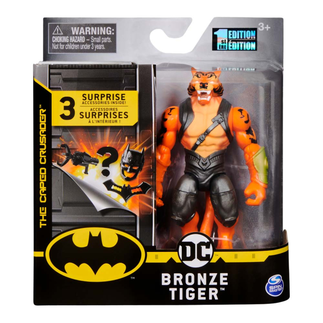Фигурки персонажей - Игровая фигурка Batman Бронзовый тигр 10 см с сюрпризом (6055946/6055946-7)#2