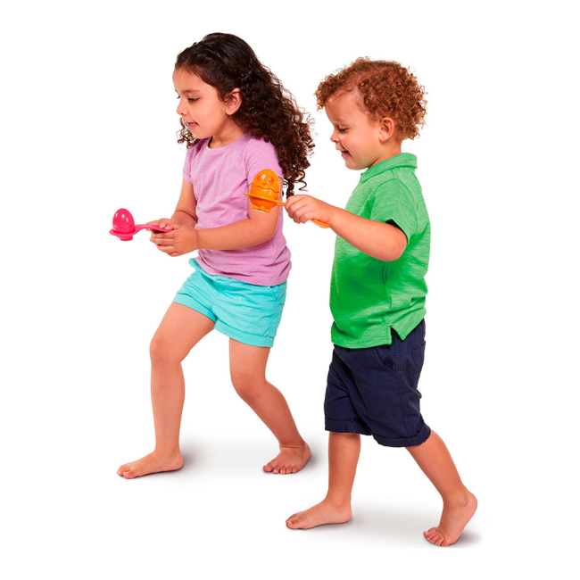 Розвивальні іграшки - Розвивальна іграшка Tomy Яскраві яйця з ложками (T73082)#5