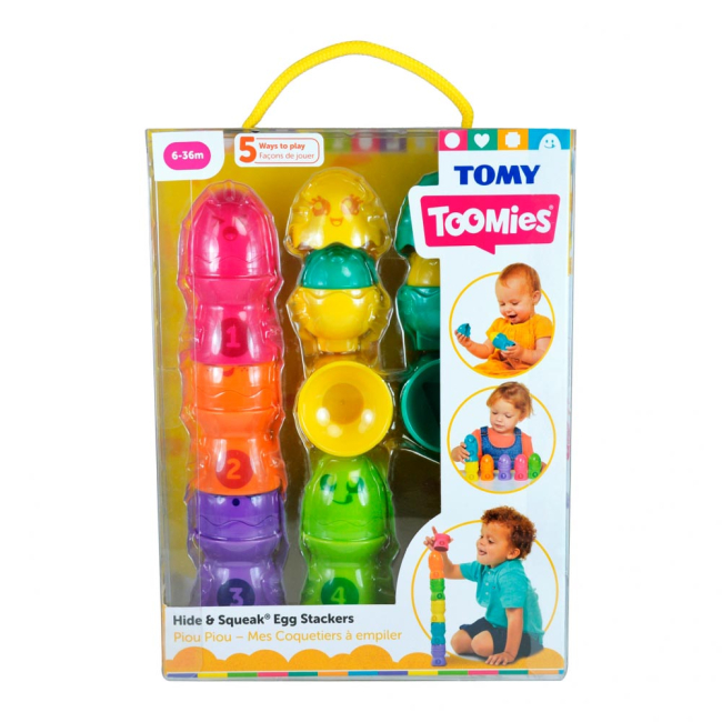 Развивающие игрушки - Развивающая игрушка Tomy Яркие яйца (T73083)#3