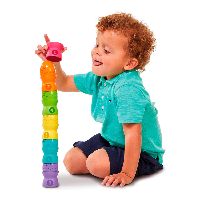 Розвивальні іграшки - Розвивальна іграшка Tomy Яскраві яйця (T73083)#5