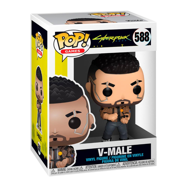 Фігурки персонажів - Фігурка Funko Pop Cyberpunk 2077 V Male (47159)#2