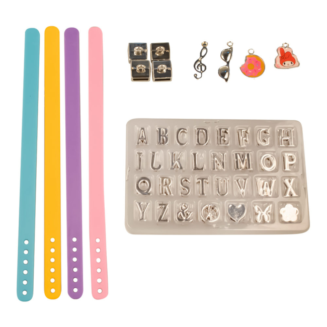 Набори для творчості - Набір для створення браслетів Qunxing Fashion star Іменні браслети (868-47)#2