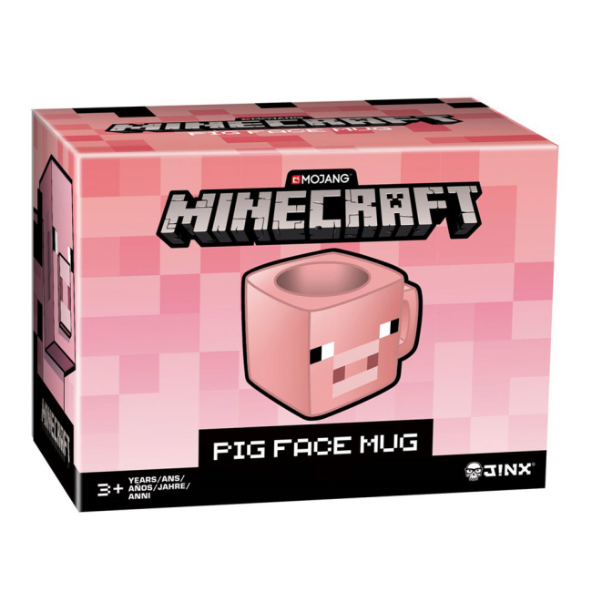 Чашки, склянки - Кружка JINX Minecraft Поросяче обличчя (JINX-10867)#3