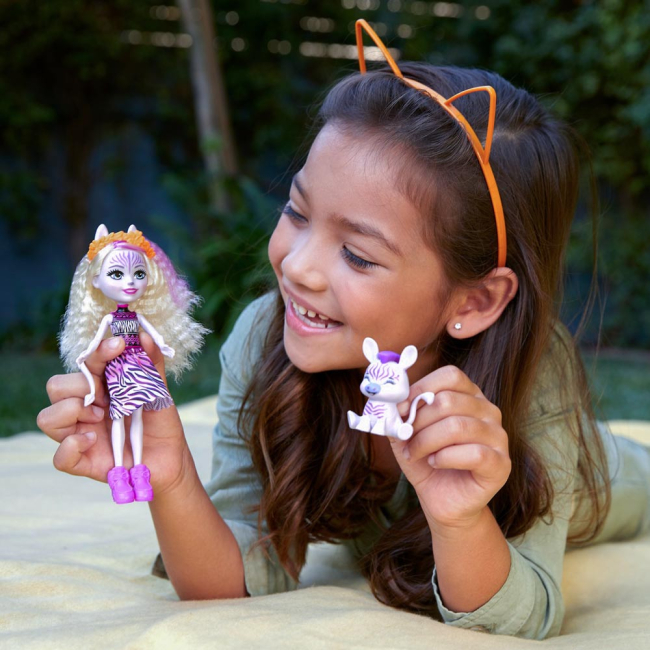 Ляльки - Лялька Enchantimals Зебра Зеді (GTM27)#5