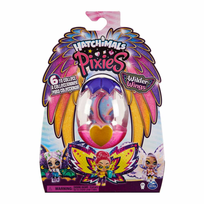 Ляльки - Лялька Hatchimals Pixies Дикі крила Казкова фея Карлі (SM19160-2)#5