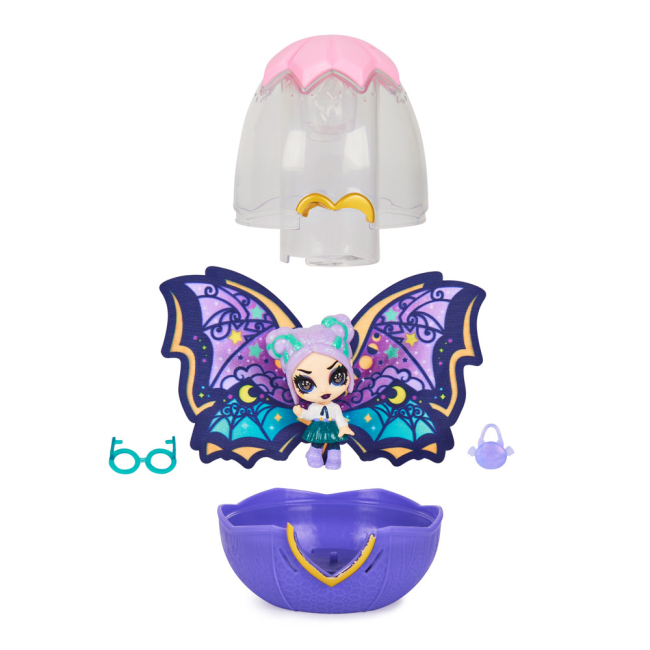 Ляльки - Лялька Hatchimals Pixies Дикі крила Казкова фея Менді (SM19160-3)#3