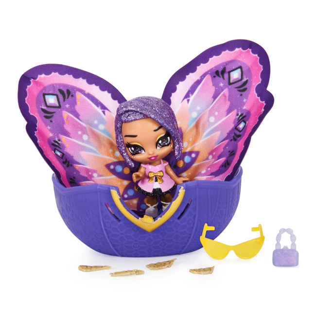 Ляльки - Лялька Hatchimals Pixies Дикі крила Казкова фея Петра (SM19160-5)#2