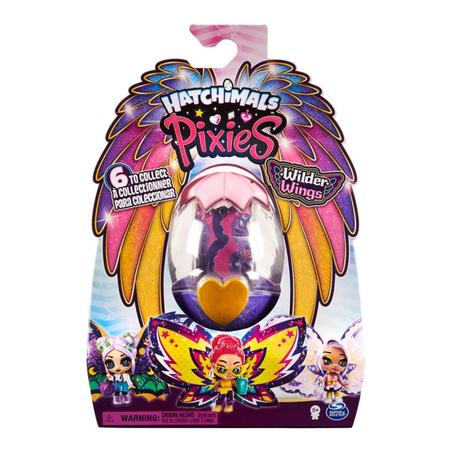 Ляльки - Лялька Hatchimals Pixies Дикі крила Казкова фея Петра (SM19160-5)#5