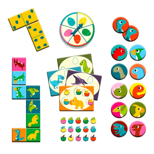 Настольные игры - Набор настольных игр DJECO Динозавры (DJ08132)#2