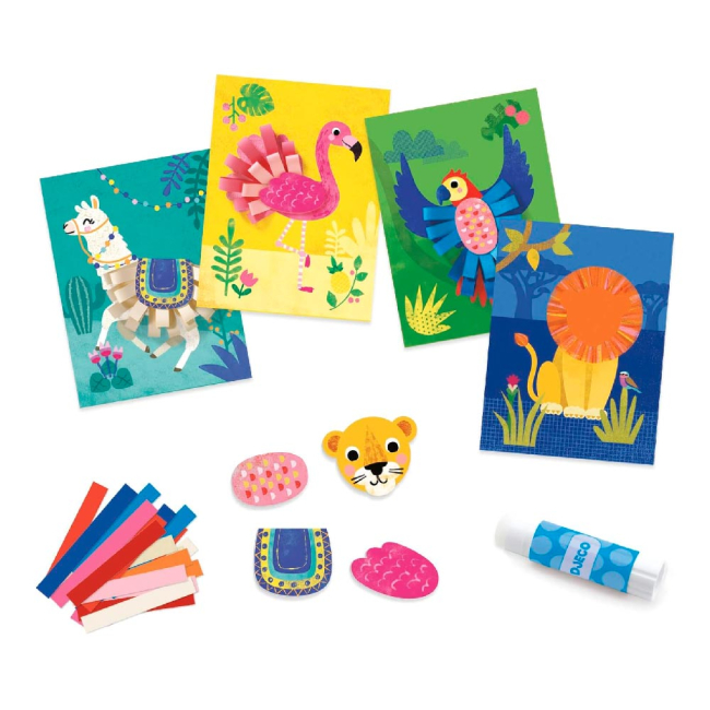 Набори для творчості - Набір для творчості DJECO Кучеряві тварини (DJ09868)#2