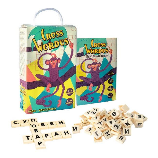 Настольные игры - Настольная игра Strateg Cross Wordus (30812) (4820220562906)#2