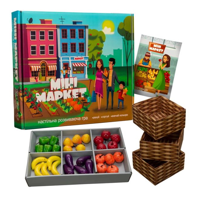 Настільні ігри - Настільна гра Strateg Міні маркет українською (30915) (4820220562838)#2
