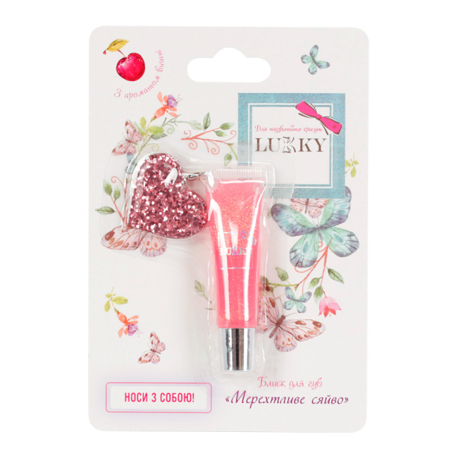 Косметика - Блеск для губ Lukky Мерцающее сияние розовый (T18883)#2