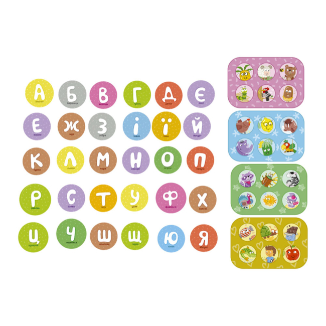 Настільні ігри - Настільна гра DoDo Бінго Вивчаємо літери українською (300197)#2