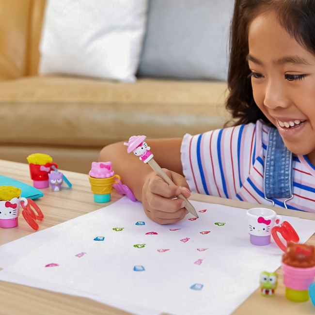 Товары для рисования - Набор Hello Kitty and friends Мини фигурка со штампиком сюрприз (GVB10)#5