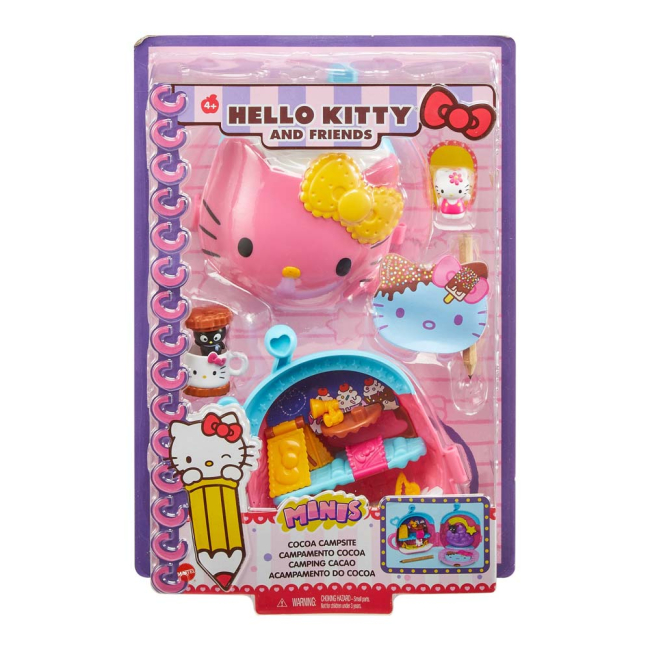 Фигурки персонажей - Набор Hello Kitty and friends Милые безделушки Какао-кемпинг (GVB27/GVB27-2)#4