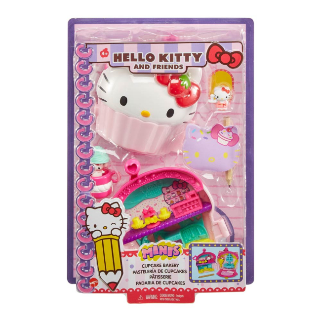 Фигурки персонажей - Набор Hello Kitty and friends Милые безделушки Пекарня кексов (GVB27/GVB27-3)#4