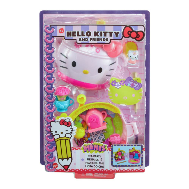 Фигурки персонажей - Набор Hello Kitty and friends Милые безделушки Чаепитие (GVB27/GVB27-4)#4