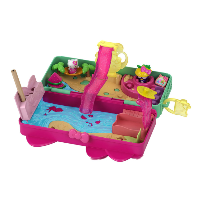 Фигурки персонажей - Набор Hello Kitty and friends Волшебный пенал Пляж (GVC39/GVC39-2)#3