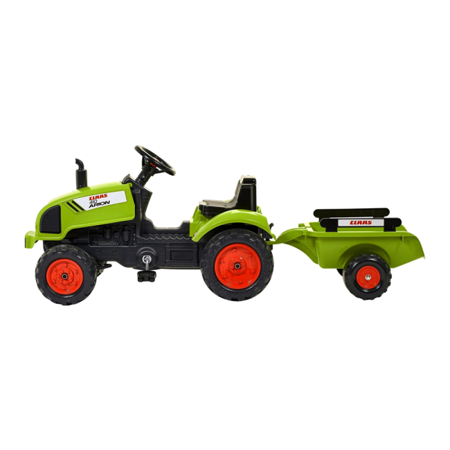 Велосипеди - Веломобіль Falk Трактор 2041C Claas arion з причепом зелений (3016200204138)#2