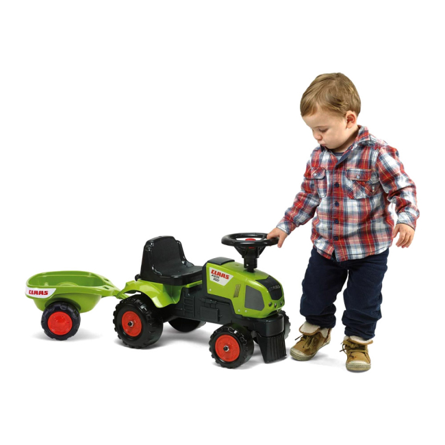Толокары - Толокар Falk Трактор Claas Axos 310 с прицепом зеленый (3016200101222) (3016200000000)#5