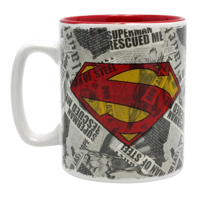 Чашки, стаканы - Подарочный набор ABYstyle DC Comics Супермен чашка 460 мл брелок и значки (ABYPCK074)#3