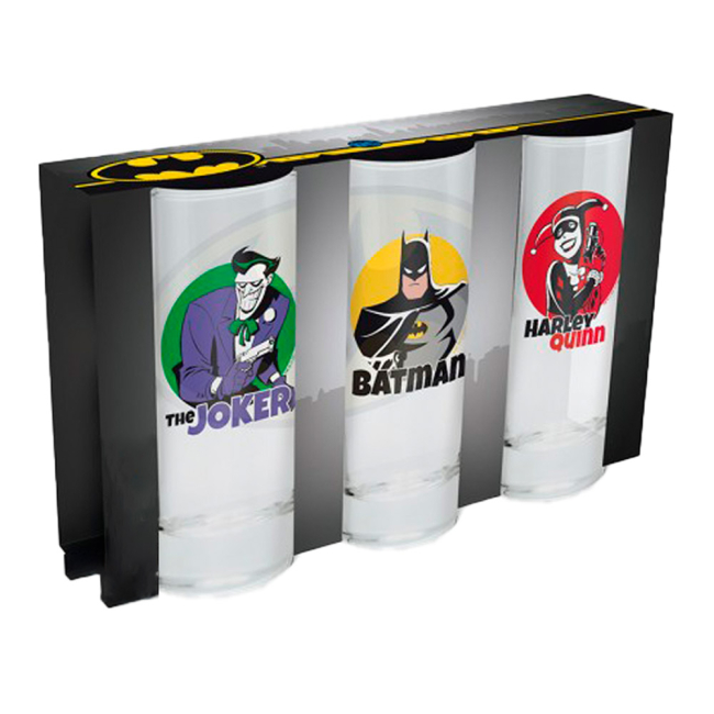 Чашки, стаканы - Набор стаканов ABYstyle DC Comics 3 штуки 290 мл (ABYVER104)#5