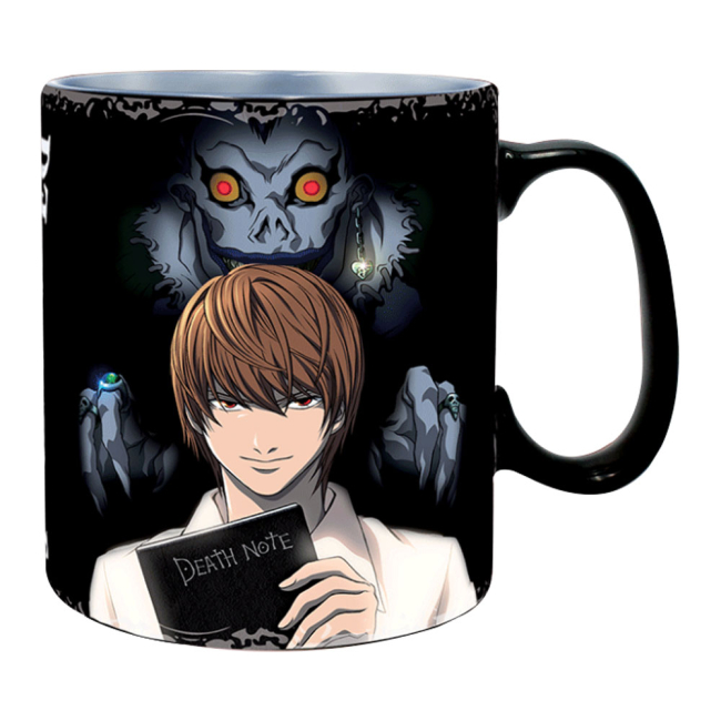 Чашки, склянки - Чашка хамелеон ABYstyle Death note Кіра та Ел 460 мл (ABYMUG611)#2