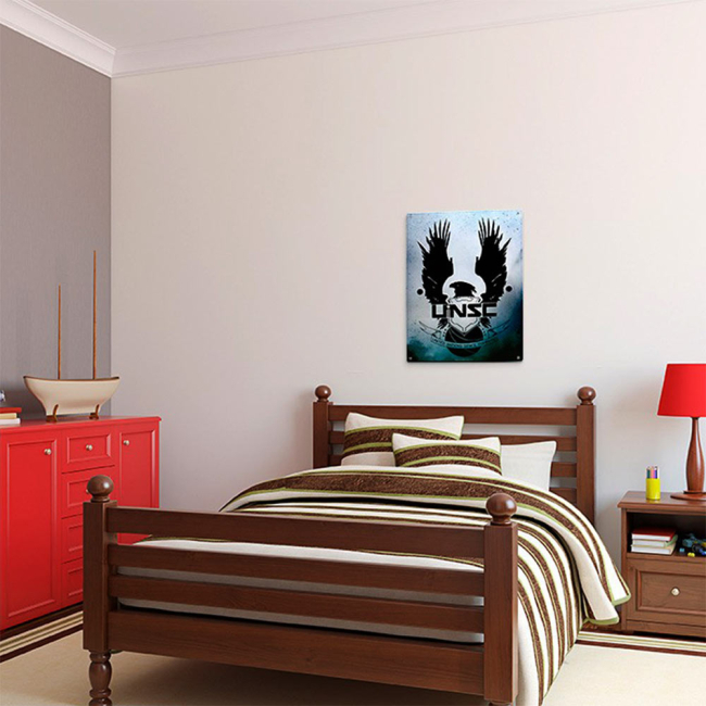 Скретч-карти і постери - Табличка-постер ABYstyle Halo Unsc металева (ABYPLA017)#4