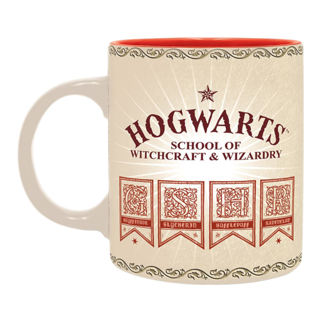 Чашки, склянки - Подарунковий набір ABYstyle Harry Potter Гогвортс чашка 320 мл брелок та блокнот (ABYPCK140)#3