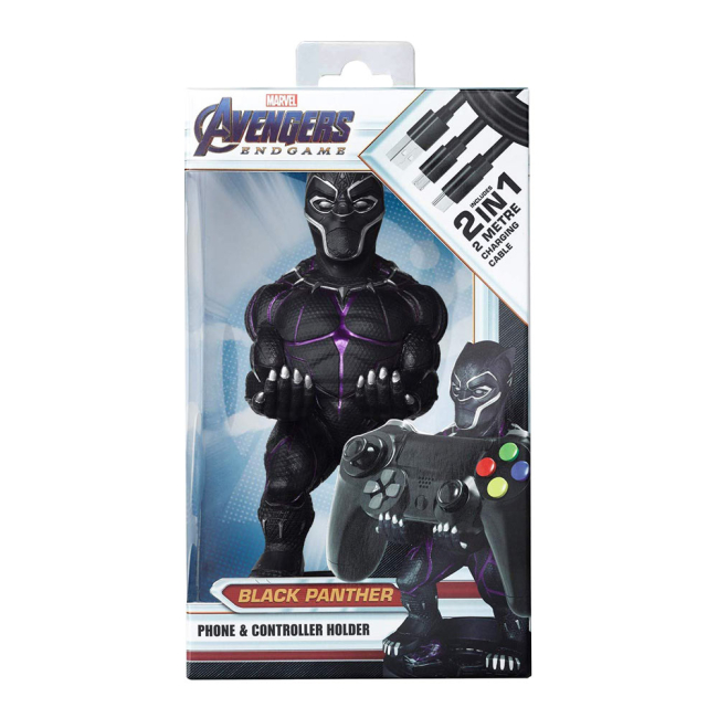Фігурки персонажів - Фігурка-тримач Cable guys Marvel Чорна пантера (CGCRMR300089)#5