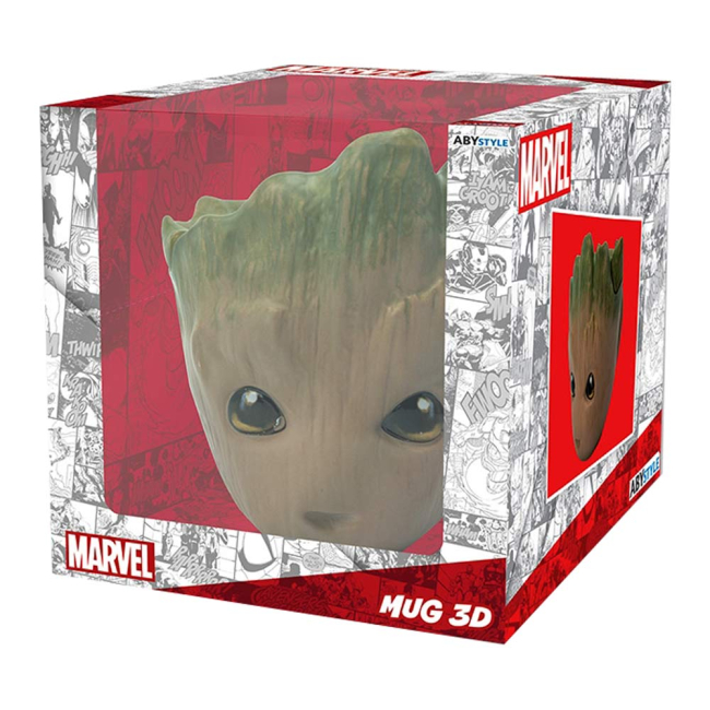 Чашки, стаканы - Чашка ABYstyle Marvel 3D Стражи Галактики Грут 300 мл (ABYMUG626)#4