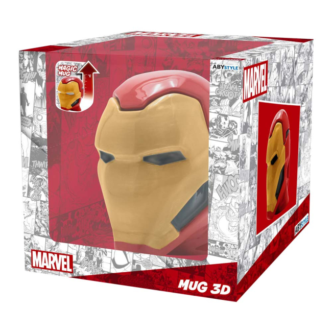 Чашки, склянки - Чашка хамелеон ABYstyle Marvel 3D Залізна людина 450 мл (ABYMUG421)#5