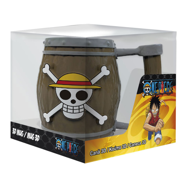 Чашки, склянки - Чашка ABYstyle One piece 3D Бочка 350 мл (ABYMUG711)#4