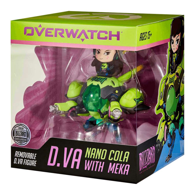 Фигурки персонажей - Фигурка Blizzard entertainment Overwatch Cute but deadly Нано-кола D.Va и Меха (B63745)#2