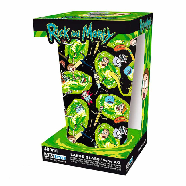 Чашки, стаканы - Стакан ABYstyle Rick and Morty Порталы 400 мл (ABYVER131)#3